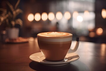 Fototapeta premium cup of cappuccino