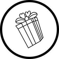 Happy birthday simple vector icon