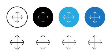 Drag icon Flat art illustration in outline
