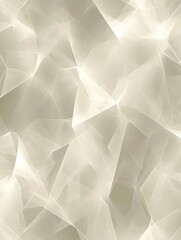 Obraz premium A soft, abstract background featuring delicate translucent geometric shapes in a light cream color, creating an ethereal and soothing visual experience.