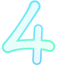 Obraz premium Numbers 0-9