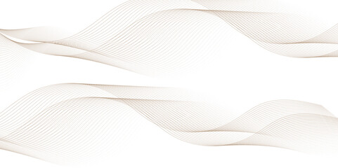 Abstract wave and curved blend lines on transparent background. Sound, music, volume background. Design for brochure, flyer, banner, template, wallpaper background and many more.