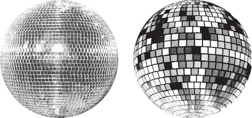 Disco ball set of 2