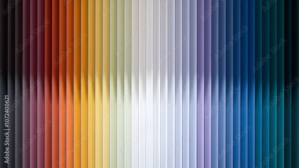 Poster colorful vertical gradient of lines creates a vibrant abstract background showcasing a spectrum of s