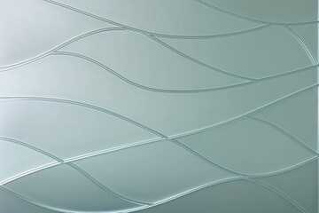 Stylish Etched Glass Background in Light Grey Hues with 3D Portrayal