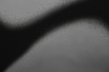 Abstract Monochrome Grainy Layer with Distinct Dark Noise and Expansive Space for Text