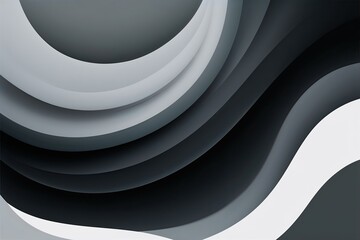 Dynamic Grey Black and White Gradient Background Design