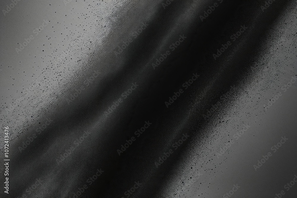 Poster abstract monochrome grainy background with dark noise and ample text space