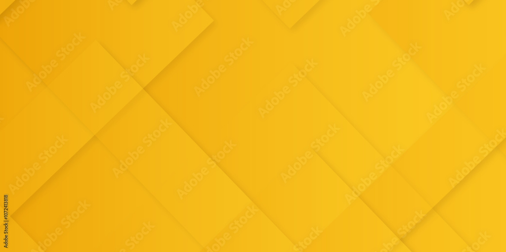 Poster abstract modern orange, yellow pattern geometric luxury gradient line background random square shape