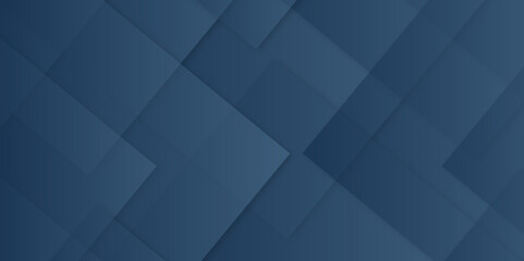 Fototapeta premium Abstract modern blue color pattern geometric luxury gradient line background random square shape design. 3d shadow effects, modern design template background. layered geometric triangle shapes.