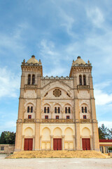 Naklejka premium The Saint Louis Cathedral of Carthage, Tunisia - A Magnificent Piece of Architecture