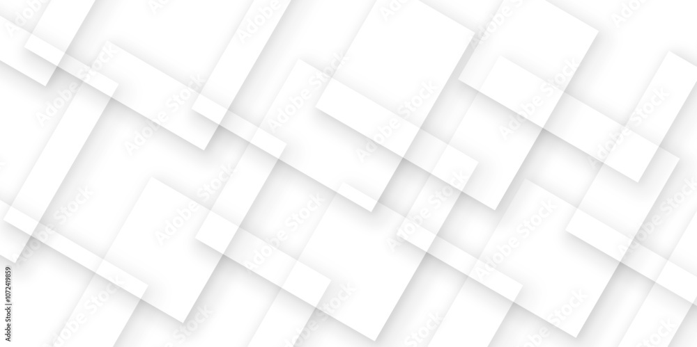 Poster abstract modern white, gray pattern geometric luxury gradient line background random square shape de