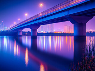 Fototapeta premium bridge at night