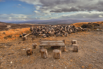 Creag Bheah between Netonmore and Kingussie