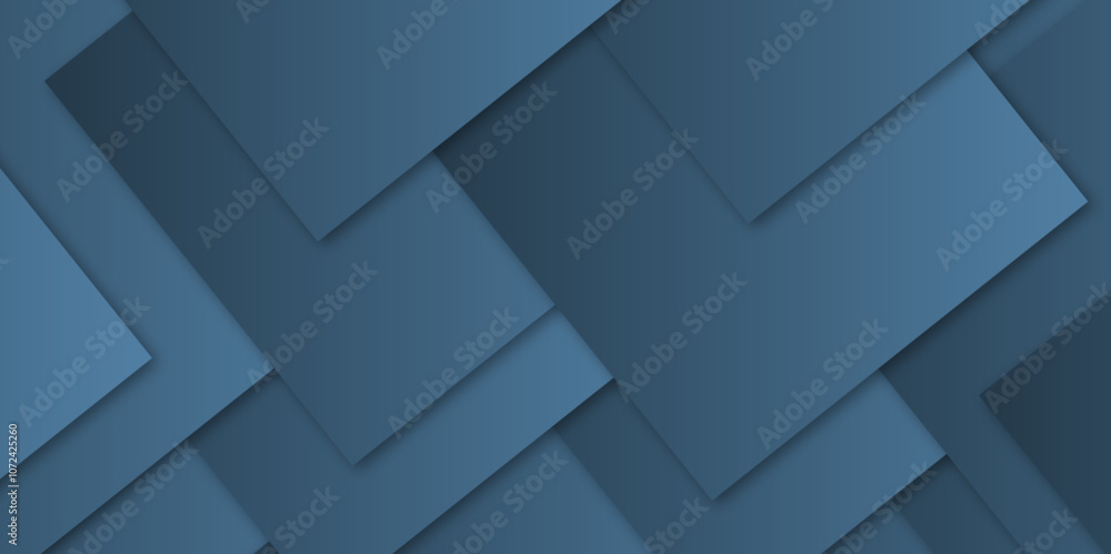 Poster abstract modern blue color pattern geometric luxury gradient line background random square shape des