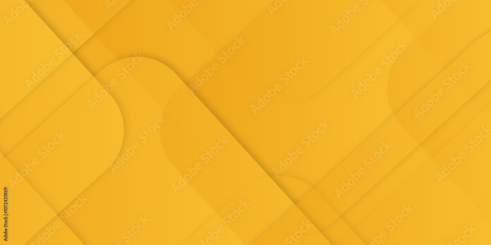 Poster abstract modern orange, yellow pattern geometric luxury gradient line background random square shape