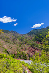 Gorges Du Daluis Regional Nature Reserve, Var river, Alpes-Maritimes, Provence-Alpes-Cote d'Azur, France