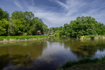 Confluence of Morava and Dyje rivers, Zahorie (CHKO Zahorie), triple border of Austria, Slovakia and Czech Republic
