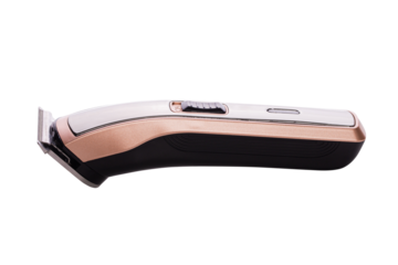 Electric hair clippers isolated on white background, clipping path