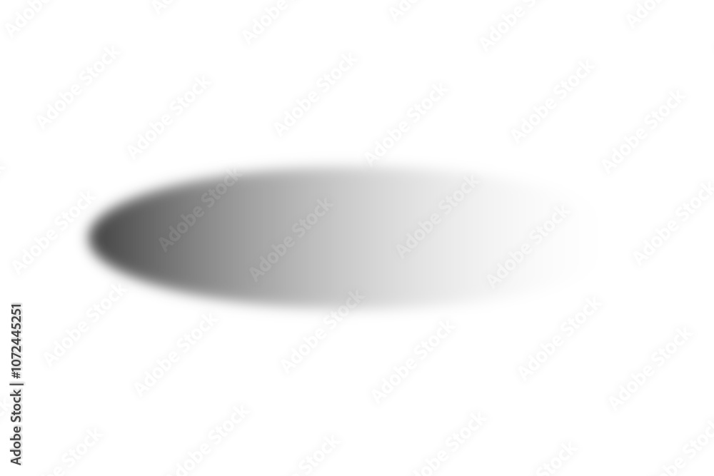 Poster realistic shadow effect. gradient shadow with transparent soft edge. blurred shadow overlay. shadow 