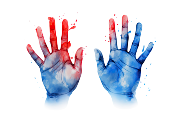 Hand paint isolated on transparent background Remove png, Clipping Path, pen tool