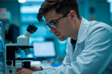 Científico trabajando en un laboratorio