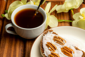 cup of tea and cookies