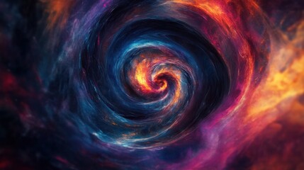 Abstract Swirling Nebula