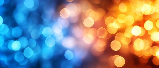 Fototapeta premium a close up of a bunch of lights on a blue background