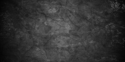 Fototapeta premium Grunge abstract black charcoal wall Stone concrete texture grungy backdrop background anthracite. dark grey black slate background or texture. Black texture chalk board and black board.