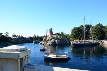 Fototapeta premium boats in the harbor