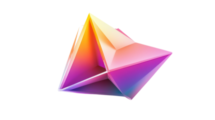 angled triangles on a transparent background
