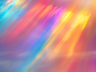 A dreamy abstract composition of soft, colorful light streaks blending into a gradient of vibrant hues. Perfect for backgrounds, creative designs, and artistic projects.