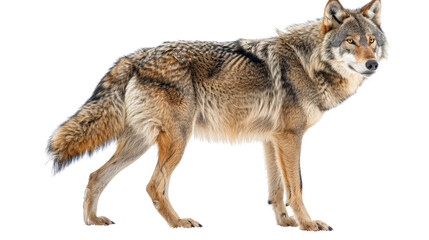 Obraz premium Wolf, isolated on white background, transparent background