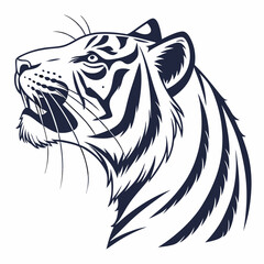 tiger head vector