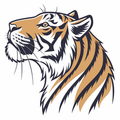 tiger head vector