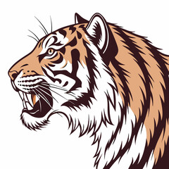 tiger head vector