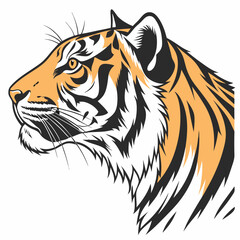 tiger head vector
