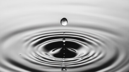 Water Drop Impact Ripples