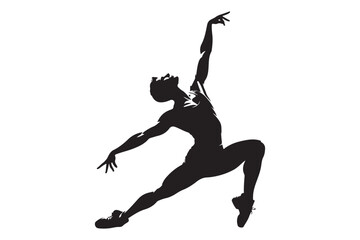 Dancer Silhouette vector illustration, Dancer Silhouette 