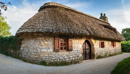 thatched cottage