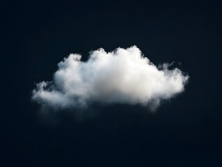 Fototapeta premium White clouds isolated on black background. Fog or smog background. Collection of different types of clouds.