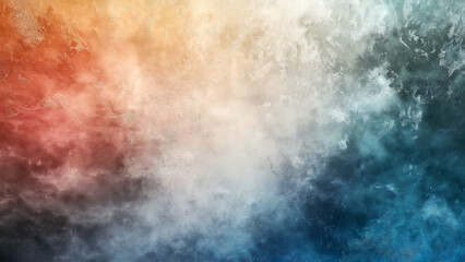 Obraz premium Abstract gradient background with soft colors, grainy texture, foggy atmosphere and grain effect. 