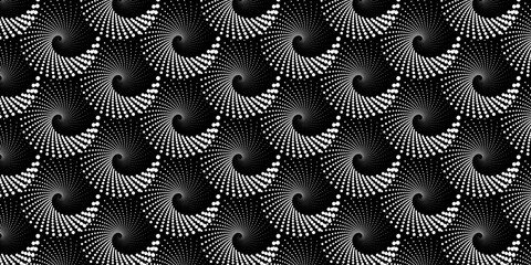 Vector seamless texture. Modern geometric background. Grid of dots.