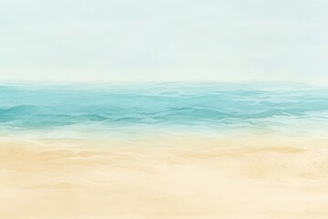 Obraz premium Gradient from sandy beige to ocean blue, perfect for a coastal vibe with soft, earthy tones.