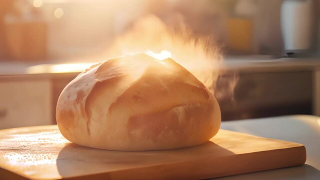 Freshly baked bread, pastries