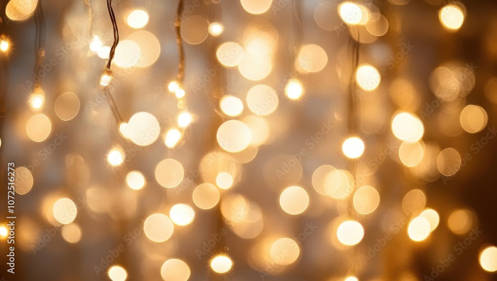 Poster elegant bokeh background with soft sparkling white and beige gradient