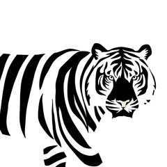 tiger head vector