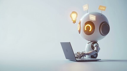 AIが知識の提供や提案をするイメージ