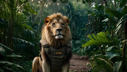 A scene from the film The Lion King, showcasing vibrant landscapes and iconic characters in a stunning animation